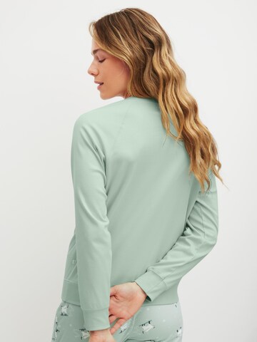 CALIDA Schlafshirt 'Ski Resort'‌‌‌‌‌‌‌‌‌‌ in Grün