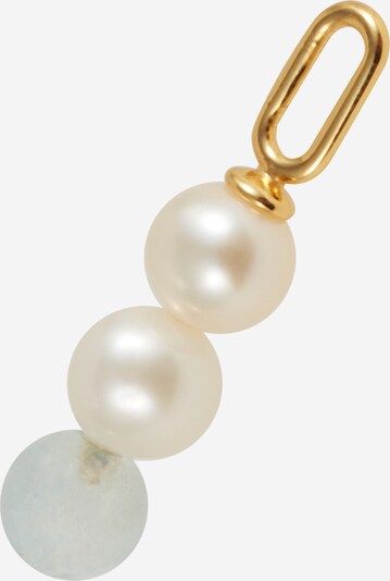 Design Letters Prívesok - vodová / zlatá / perlovo biela, Produkt