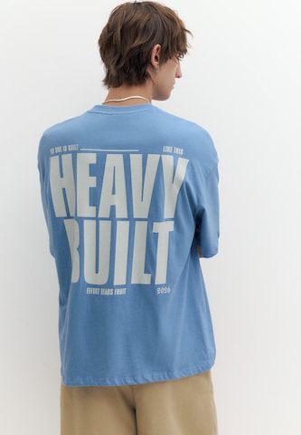 Pull&Bear Tričko 'STWD' - Modrá: predná strana