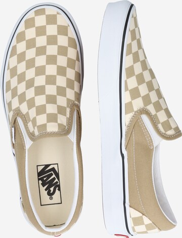 VANS - Sapatilhas slip-on 'Classic' em bege