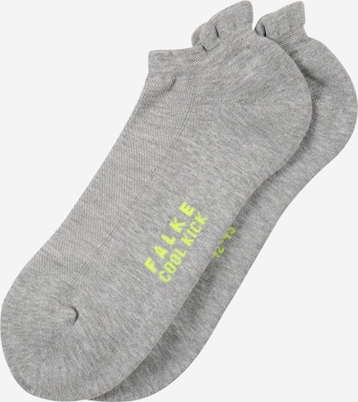 FALKE Chaussettes 'Cool Kick' en gris clair / kiwi, Vue avec produit