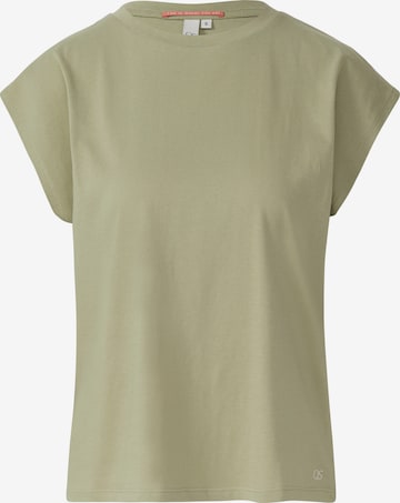 T-shirt QS en vert : devant