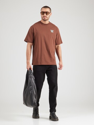 WOOD WOOD Shirt 'Asa seal' in Brown