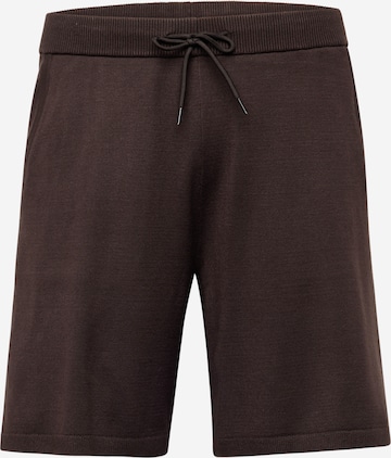 Regular Pantalon 'Teller' SELECTED HOMME en marron : devant