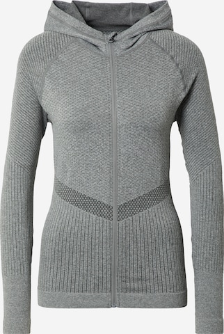 Athlecia Sportief sweatvest 'ALYSA' in Grijs: voorkant