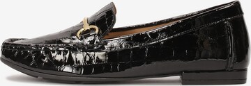 Kazar Moccasins in Black: front