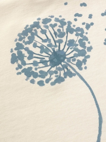 Felpa 'JODIE' di Thinking MU in bianco: frontale
