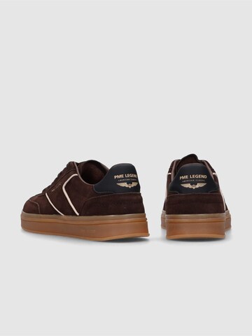 PME Legend Låg sneaker 'Hauler sneaker in suede' i brun