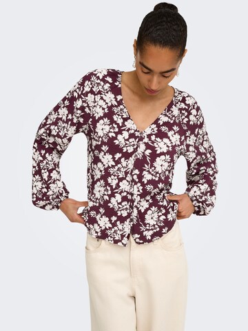 ONLY Bluse 'ONLZion' in Rot