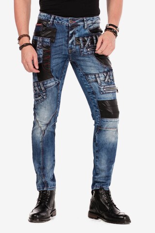 CIPO & BAXX Regular Jeans 'CD482' in Blauw: voorkant