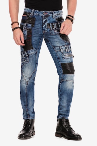 CIPO & BAXX Regular Jeans 'CD482' in Blauw: voorkant