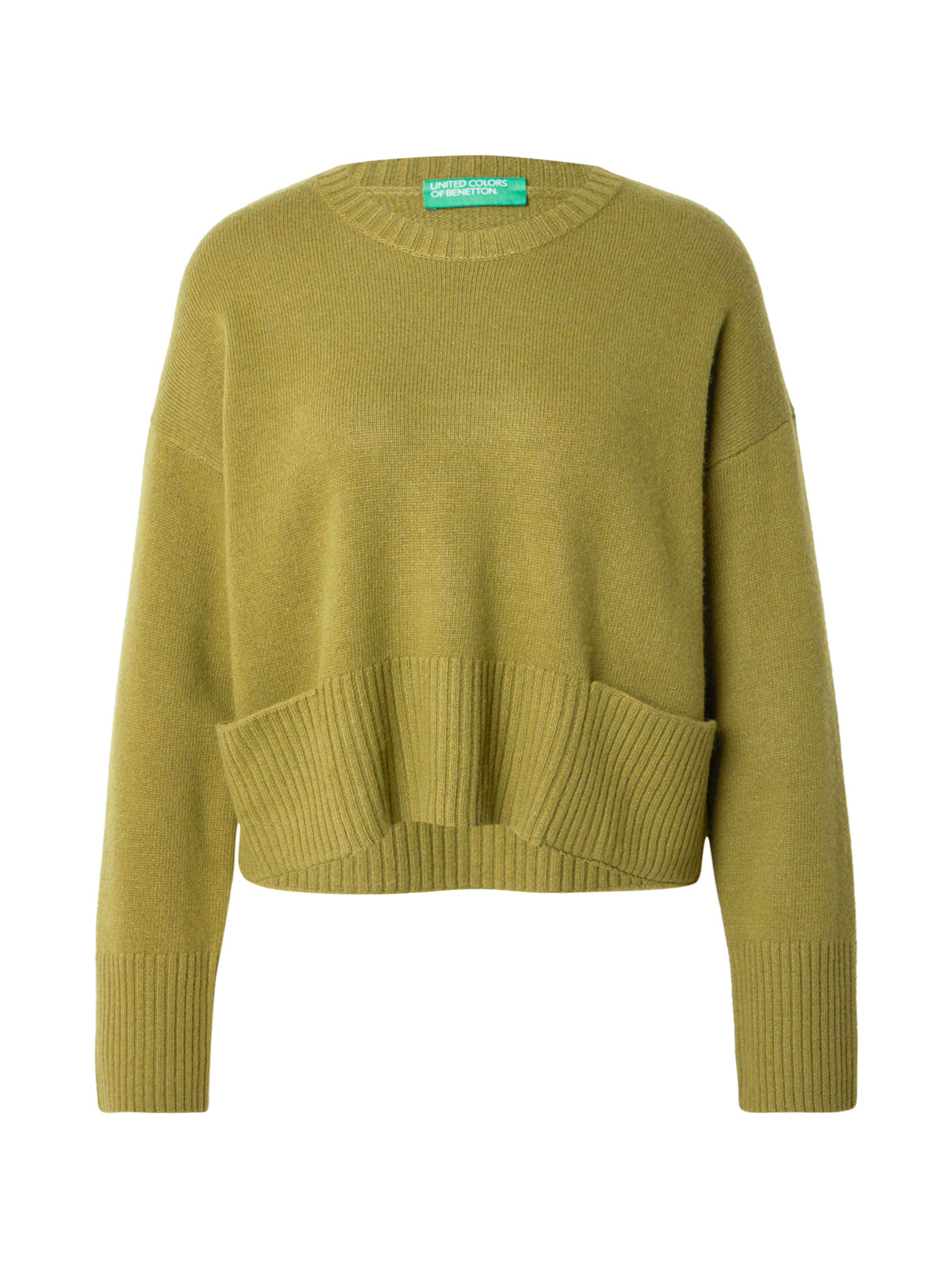 Pullover di UNITED COLORS OF BENETTON in verde: frontale