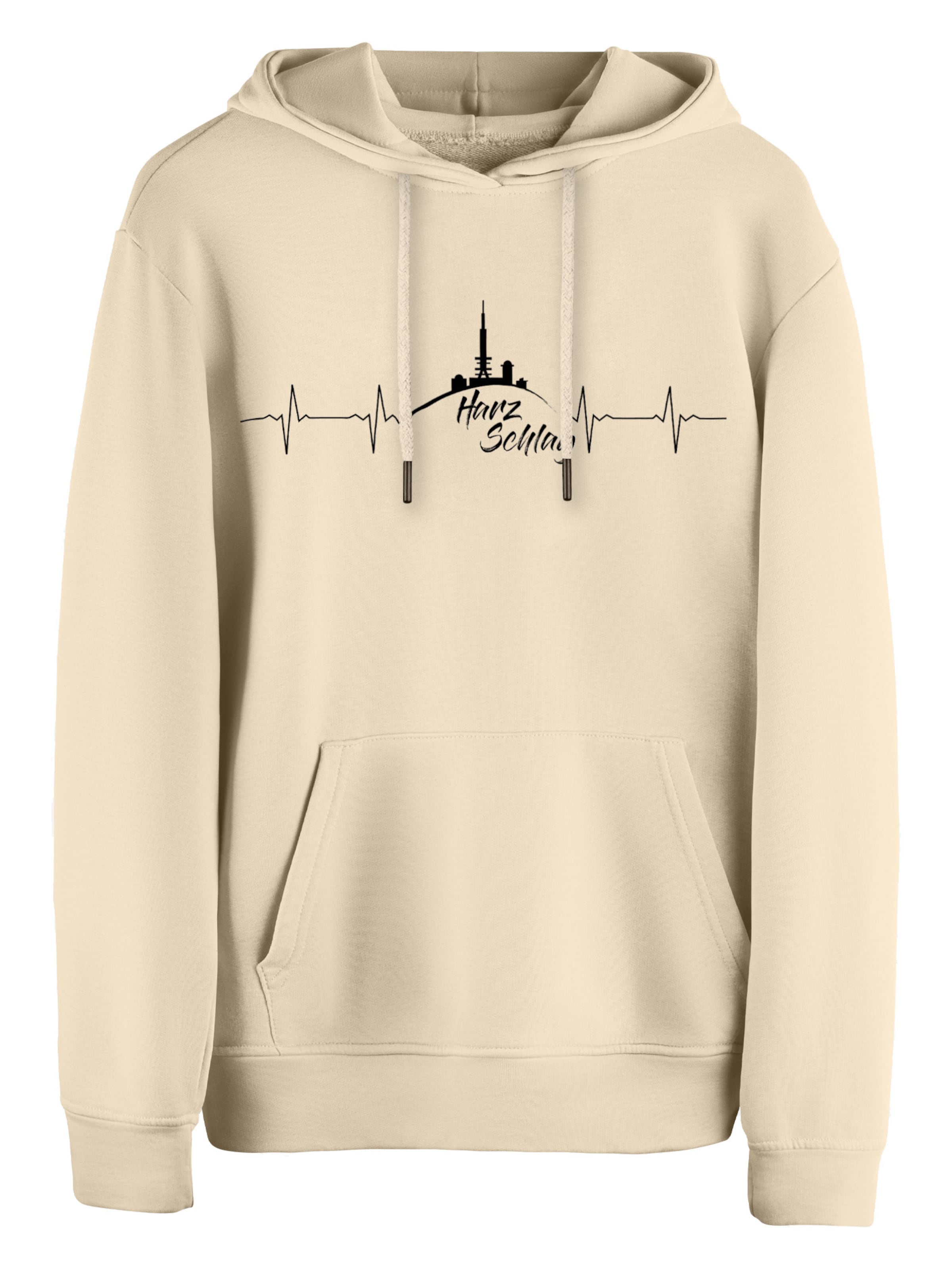 Felpa 'Harzschlag' di Cotton Prime in beige: frontale