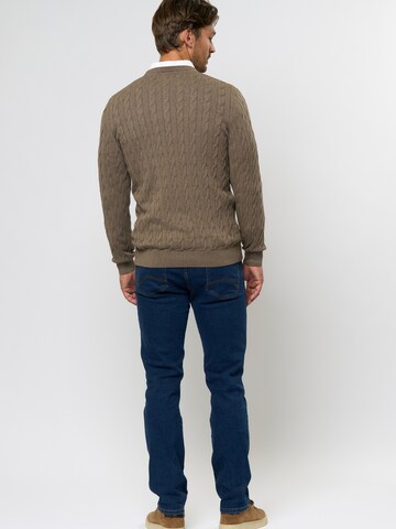 Pull-over ' Grant ' VINSON en marron