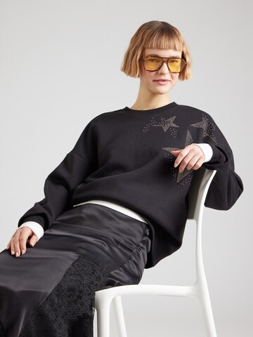 ONLY Sweatshirt 'ONLLUCCA' in Zwart: voorkant