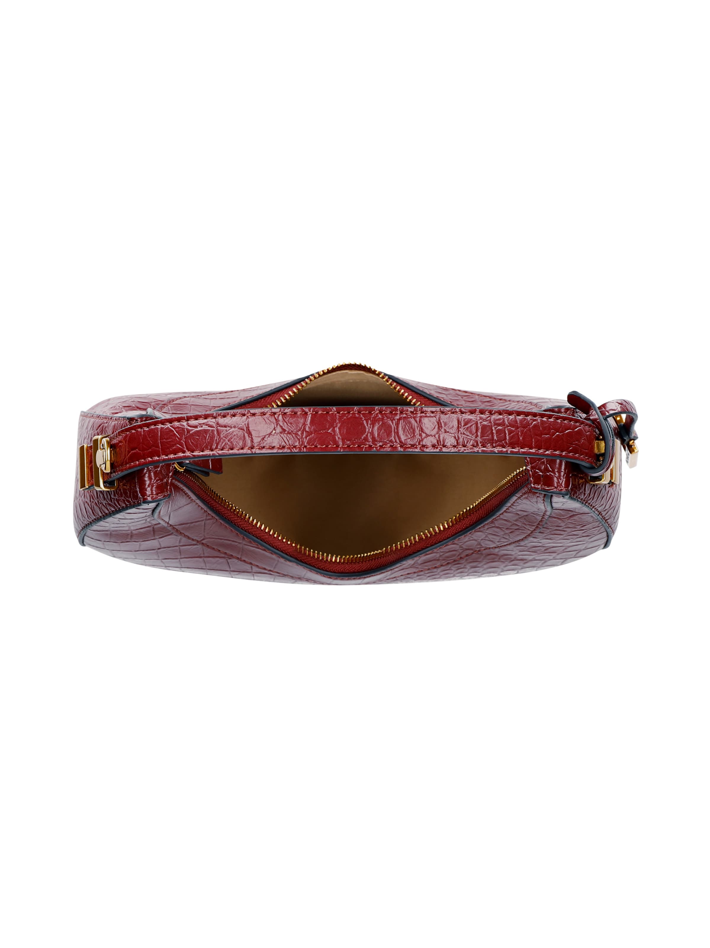 Picard Schultertasche 'Croissant' in Rot