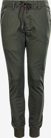 Reell Pants in Green: front