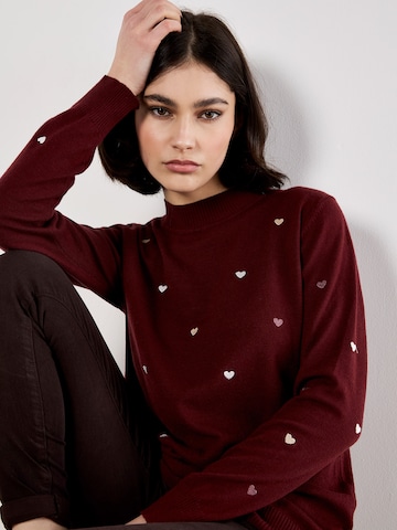 Apricot Pullover in Rot