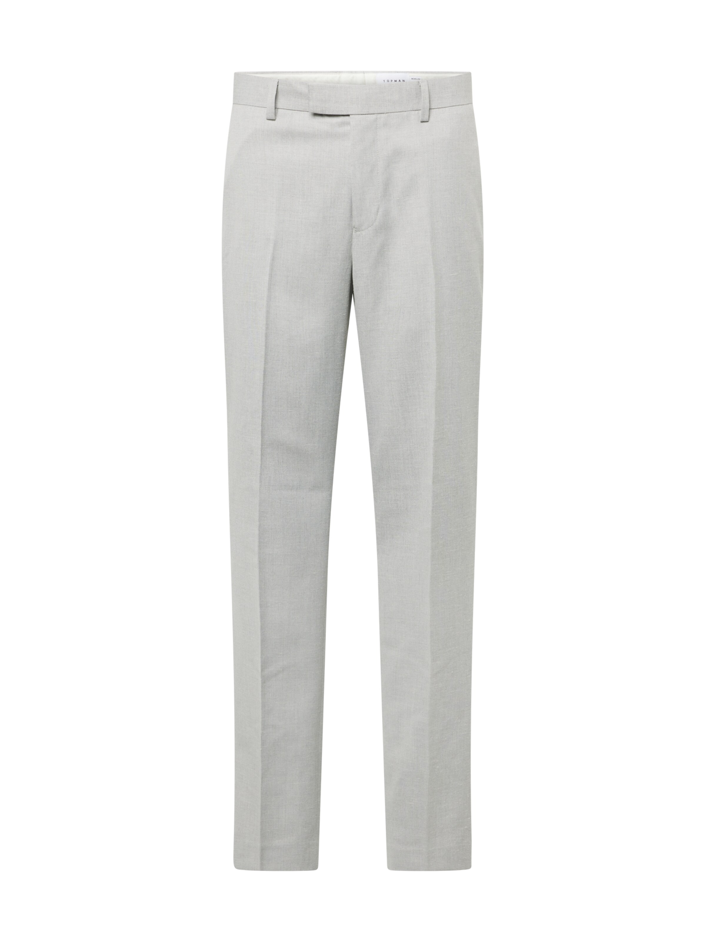 TOPMAN Regular Hose in Grau: Vorderseite
