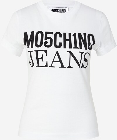 Moschino Jeans Тениска в черно / мръсно бяло, Преглед на продукта