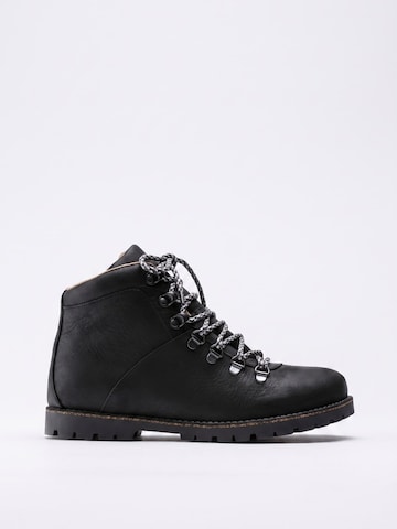 BIRKENSTOCK Veterlaarzen 'Jackson' in Zwart