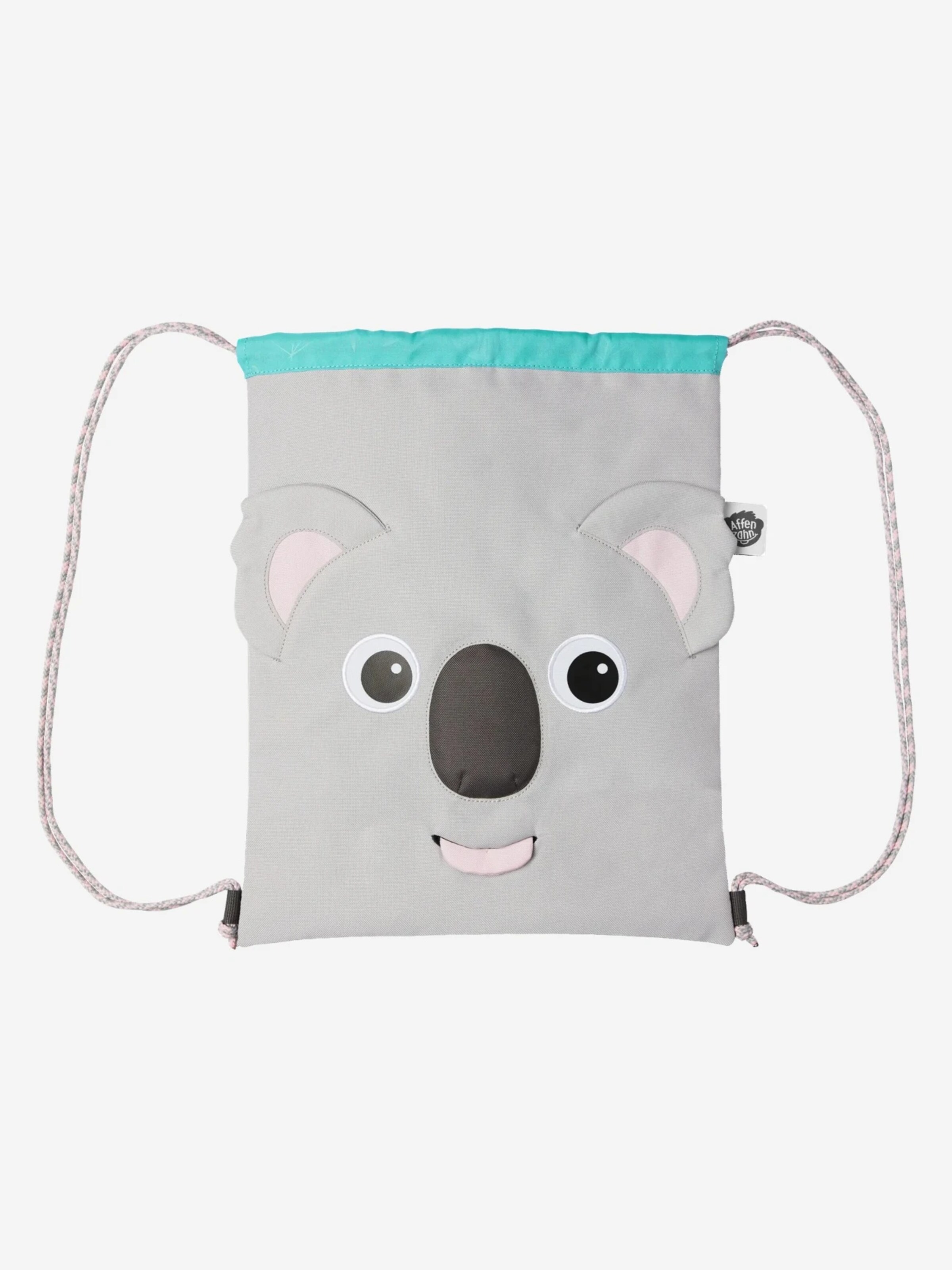 Affenzahn Gym Bag 'Sportbeutel Sportbeutel' in Grey: front