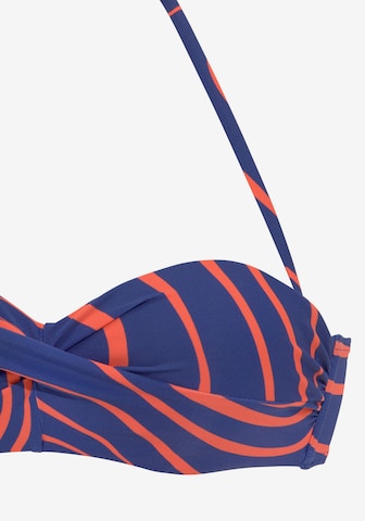 BUFFALO Bandeau Bikinitop 'Dune' in Blauw