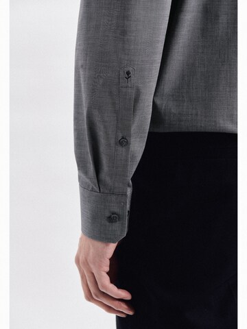 SEIDENSTICKER Regular fit Business Shirt in Grey