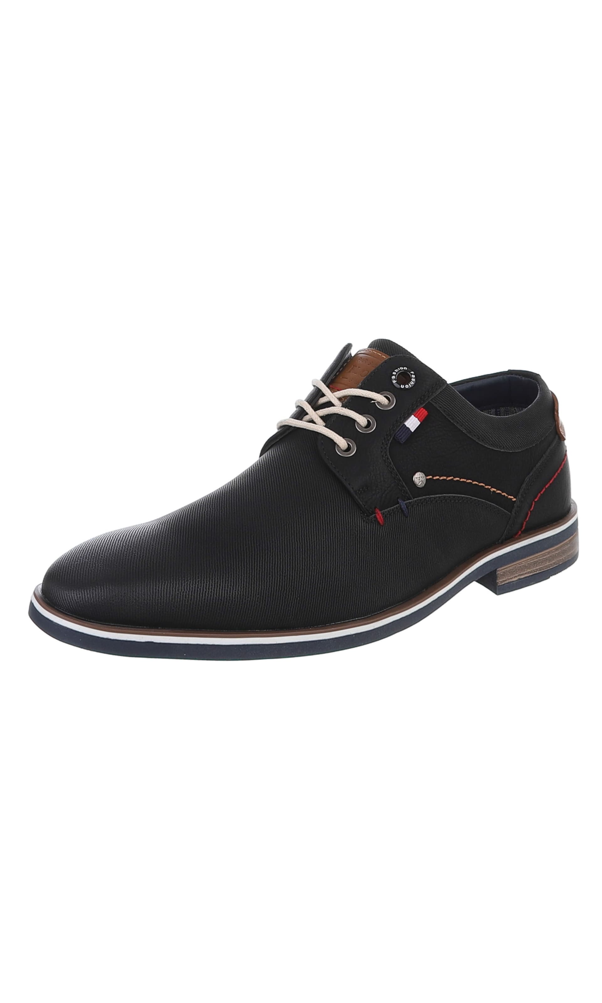 CoolWalk Lace-Up Shoes in Black: front