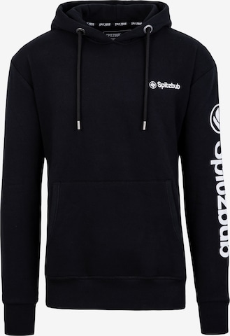 SPITZBUB Sweatshirt in Black: front