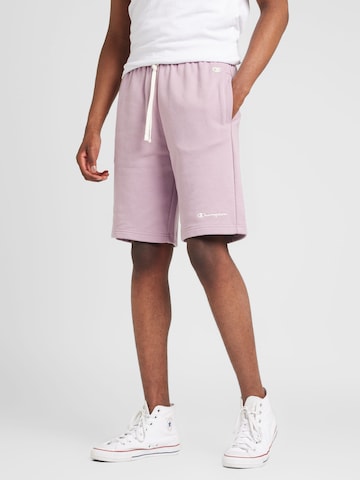 Regular Pantalon Champion Authentic Athletic Apparel en violet : devant