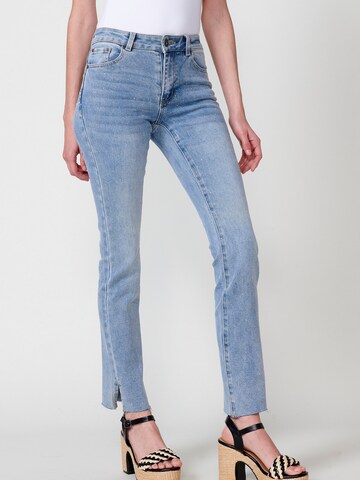 KOROSHI Regular Jeans in Blue: front