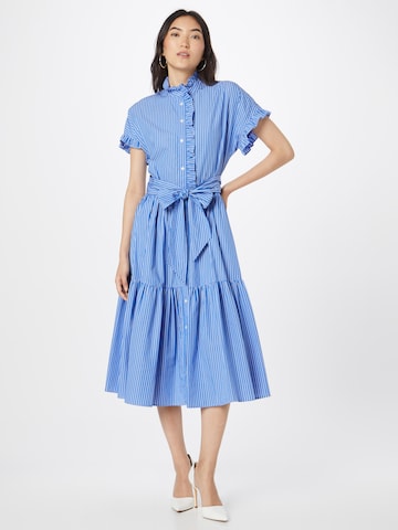 Lauren Ralph Lauren - Vestidos camiseiros 'ANAXANDRA' em azul: frente