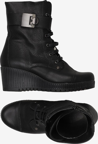 ILSE JACOBSEN Stiefelette 36 in Schwarz: Vorderseite