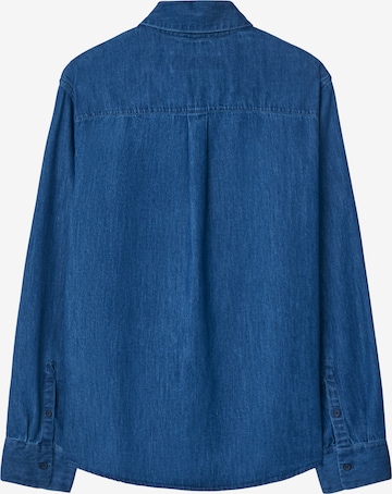 Coupe regular Chemise Adolfo Dominguez en bleu