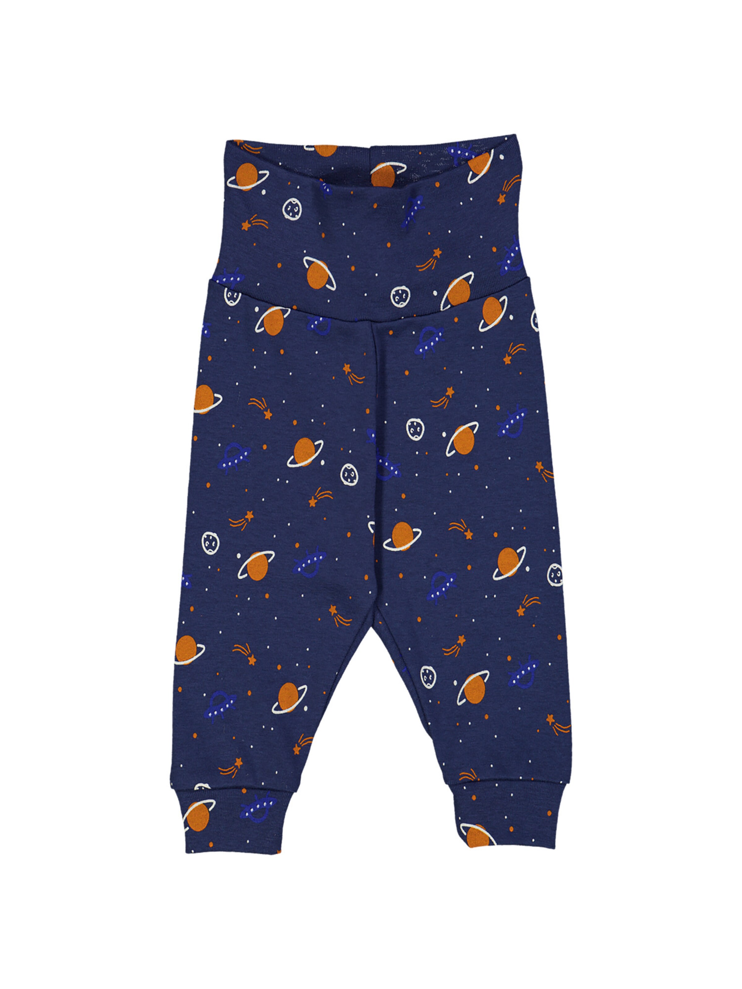 Fred's World by GREEN COTTON Tapered Broek in Blauw: voorkant