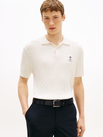 Pull-over TOMMY HILFIGER en beige : devant