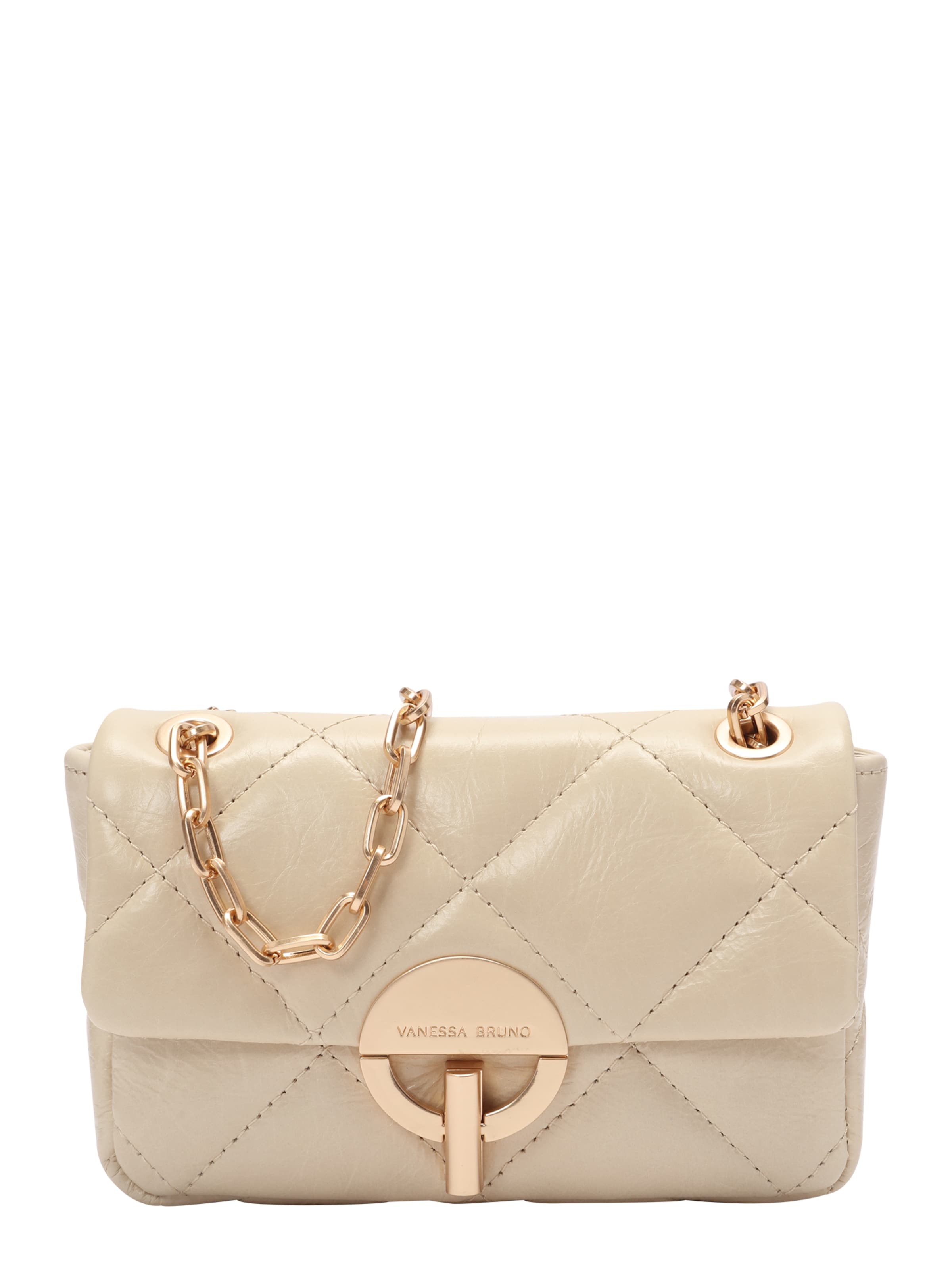 Vanessa Bruno Taška cez rameno 'NANO MOON' - Béžová: predná strana