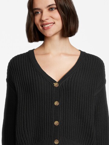 AÉROPOSTALE Strickjacke in Schwarz