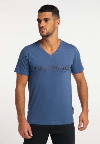 BRUNO BANANI Shirt in Blauw: voorkant