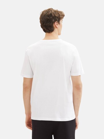 T-Shirt TOM TAILOR DENIM en blanc