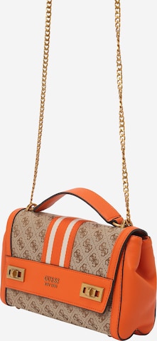 GUESS Чанта за през рамо тип преметка 'Katey' в оранжево: отпред