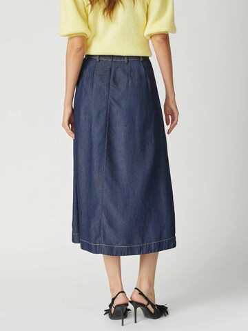 Gonna 'Anya' di co'couture in blu