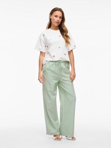 VILA Loose fit Trousers in Green