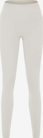 GOD SAVE QUEENS Slimfit Leggings 'Second Skin Studio High-Waisted Legging' in Beige: voorkant