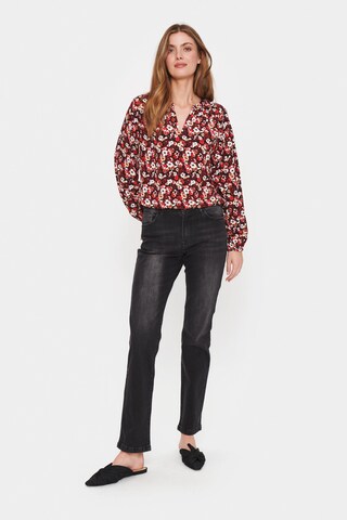 SAINT TROPEZ Blouse 'Palavi' in Zwart