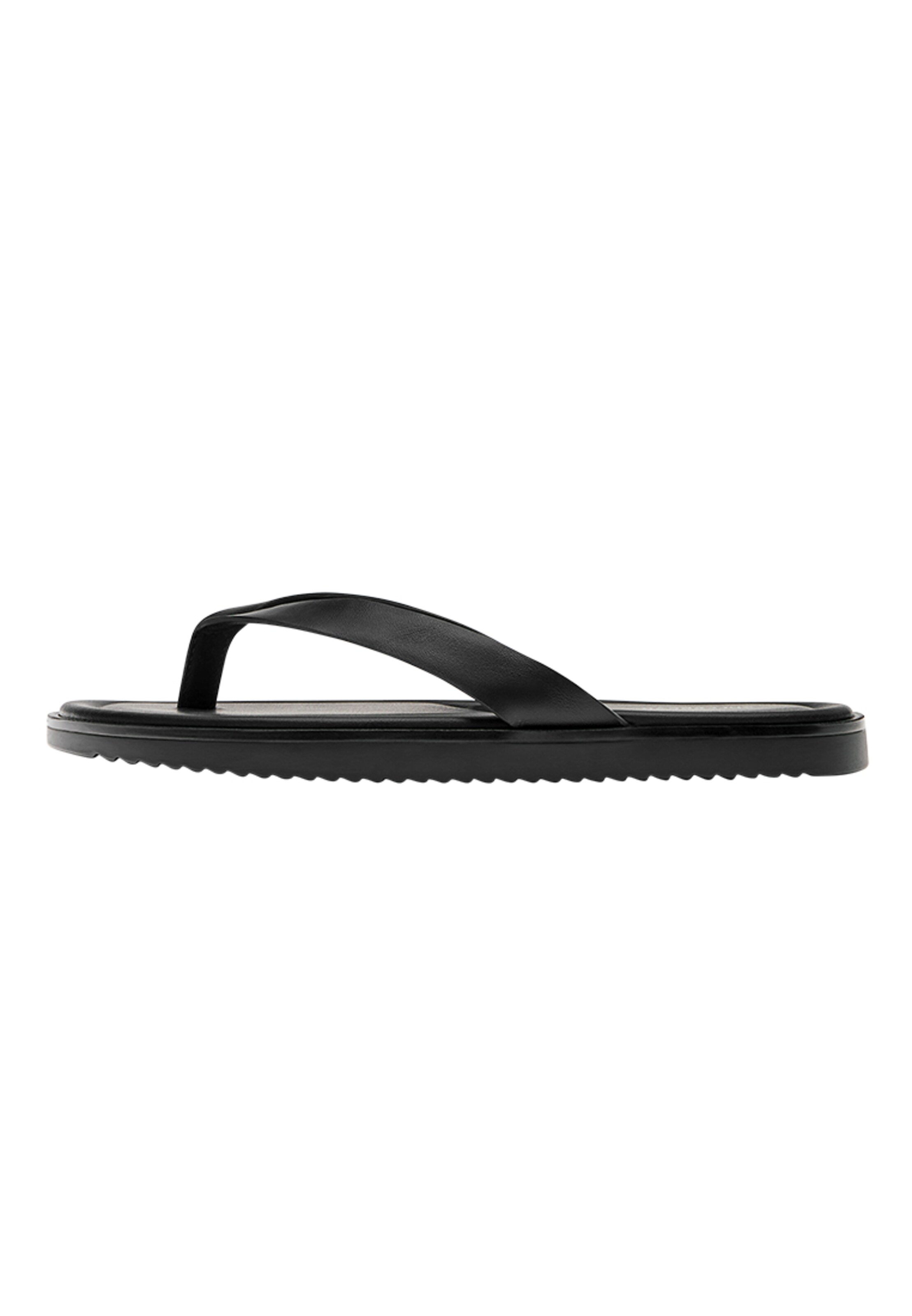 Flip-flops de la Pull&Bear pe negru