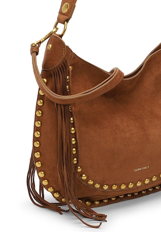 Borsa a sacco 'Elly' di Suri Frey in marrone