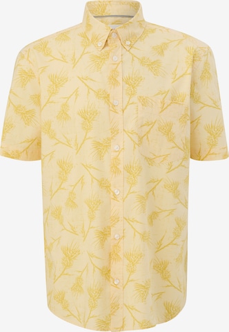 s.Oliver Regular fit Button Up Shirt in Yellow: front