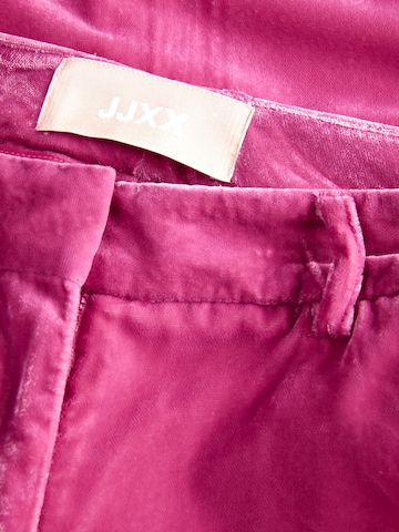 JJXX - Loosefit Calças com vincos 'Mary' em rosa
